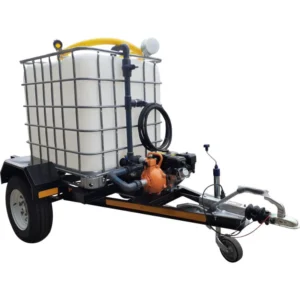 1000l Water Bowser trailer 7bar-1-outlet Flowbin braked for sale in South Africa - SME Warehousing Solutions