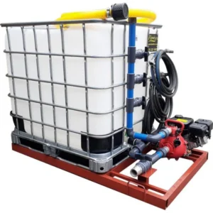 1000l Water Bowser trailer 9.5bar-3-outlet Flowbin braked for sale in South Africa - SME Warehousing Solutions